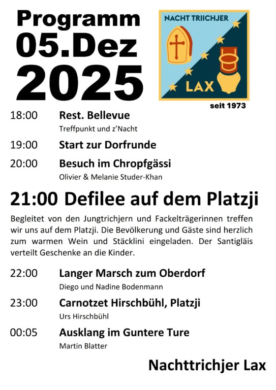 2025 Flyer Nachttrichjen